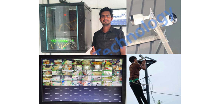 Industrial CCTV Camera Installation at Meghna Ghat Project